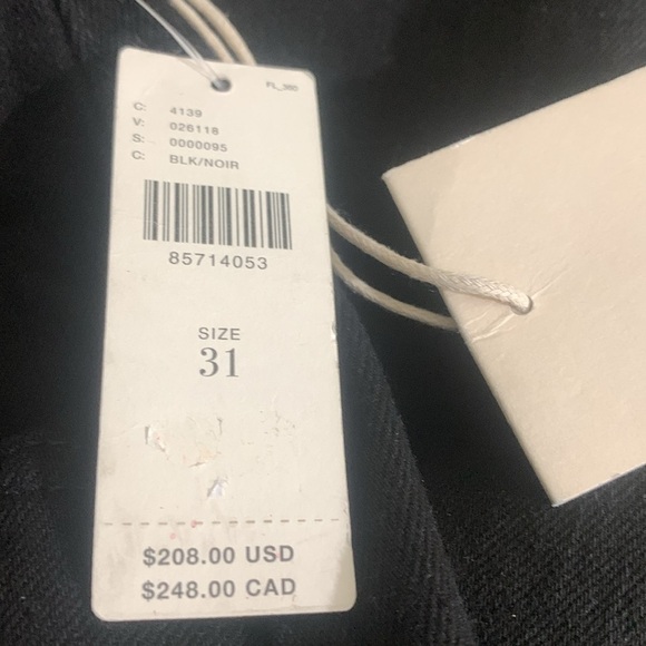 Mother women’s skirt maxi Sz 31 The Flagpole stretch cotton NWT black - Picture 6 of 7